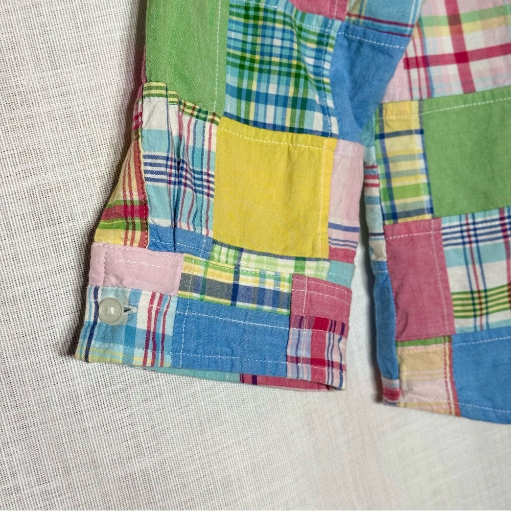 Brooks Brothers Patchwork Madras Button‎ Down Shi… - image 5